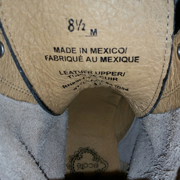 New Urban Outfitters Ecote Ranger Combat Leather b - Picture 9 of 12